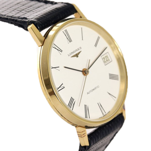 Vintage Longines Automatic Date Gold Plated Wristwatch