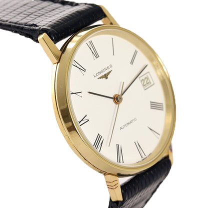 Vintage Longines Automatic Date Gold Plated Wristwatch