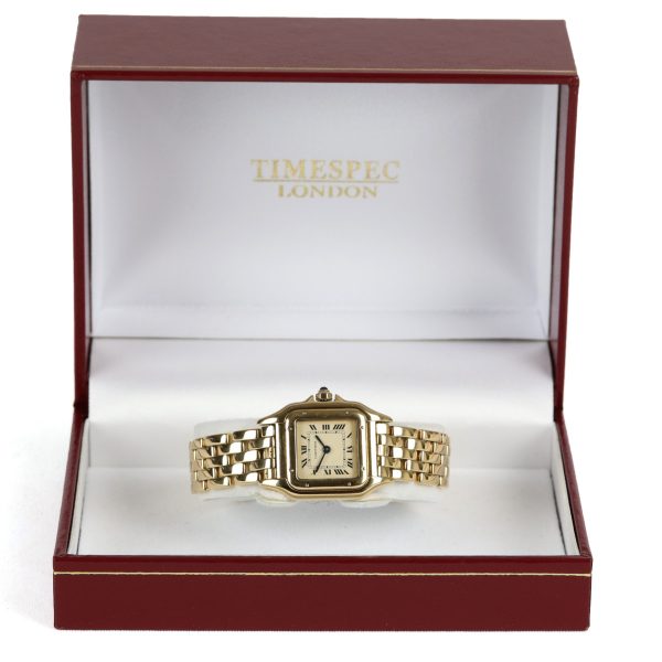Ladies Cartier Panthere Small Size 18ct Gold Watch 22mm