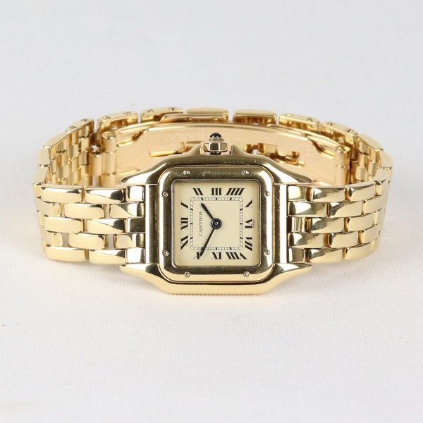 Ladies Cartier Panthere Small Size 18ct Gold Watch 22mm