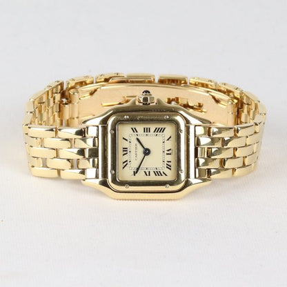 Ladies Cartier Panthere Small Size 18ct Gold Watch 22mm