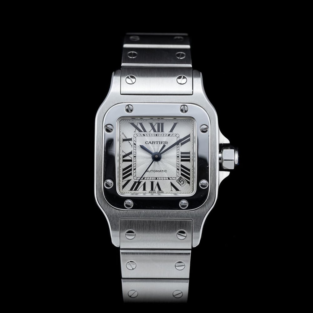 Ladies Cartier Santos Galbee 2423 Automatic Steel Watch