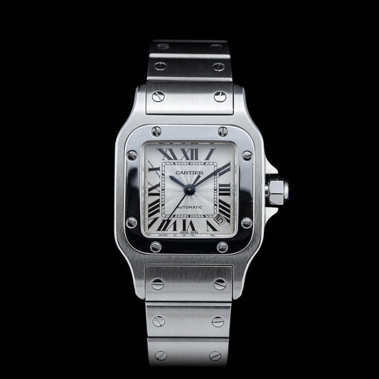 Ladies Cartier Santos Galbee 2423 Automatic Steel Watch