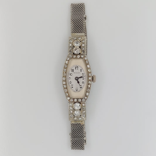 Ladies Vintage Rolex Diamond Art Deco Antique Cocktail Watch