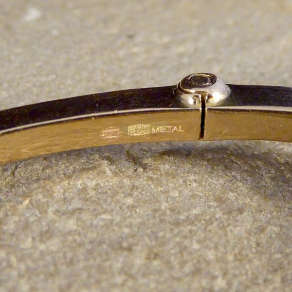 Late Victorian Antique Opal and Diamond Cluster Bangle Bracelet