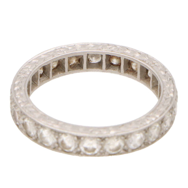 Vintage1.65ct Diamond and Platinum Eternity Ring
