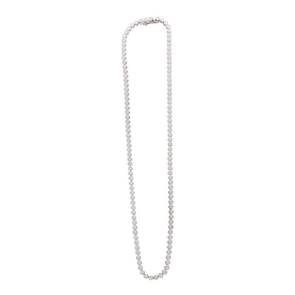 De Beers Vintage Diamond Line Riviere 18K Gold Necklace