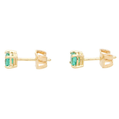 Emerald Stud Earrings