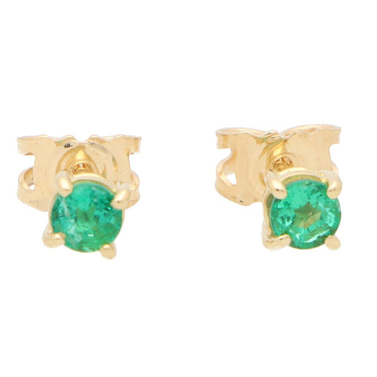 Emerald Stud Earrings
