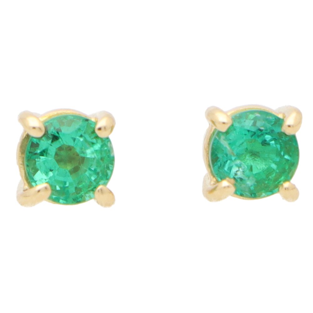 Emerald Stud Earrings