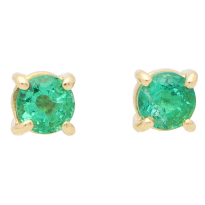 Emerald Stud Earrings