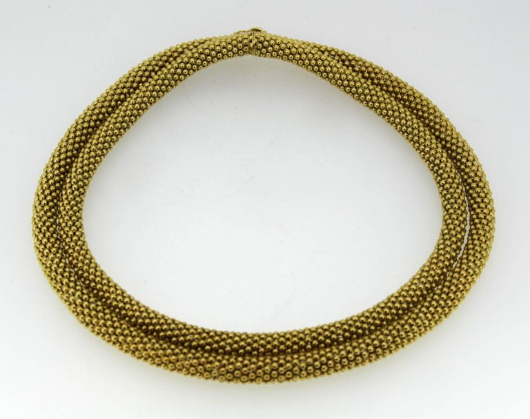 Vintage Chaumet 18ct Yellow Gold Necklace