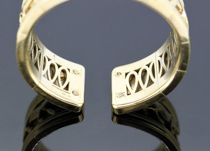 Vintage Panthére De Cartier 18ct Gold Bangle