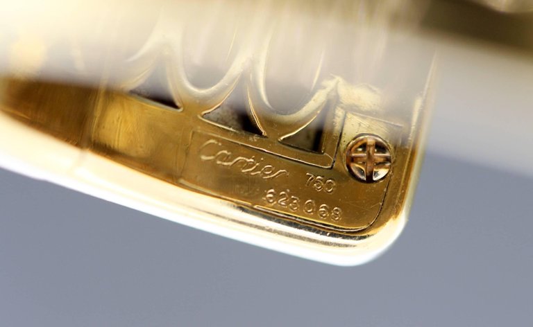 Vintage Panthére De Cartier 18ct Gold Bangle