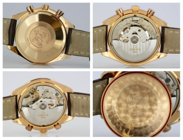 Vintage Omega Speedmaster Triple Date Chronograph Automatic Wristwatch