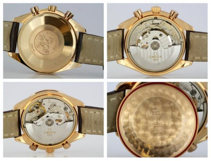 Vintage Omega Speedmaster Triple Date Chronograph Automatic Wristwatch