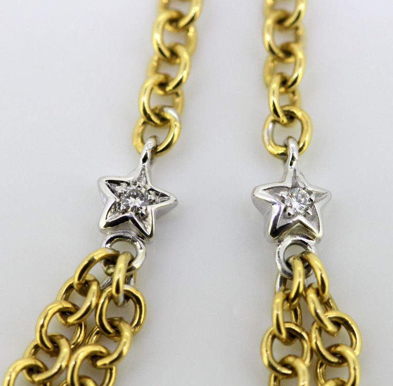 Vintage 18ct Yellow Gold Heart Pendant Necklace