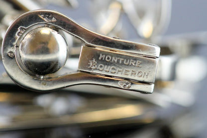Vintage Boucheron Diamond Clip On Earrings