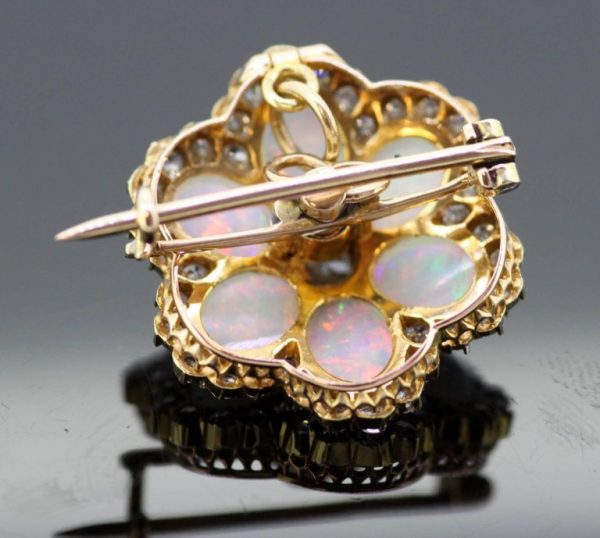 Antique Victorian Opal Brooch