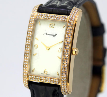 Vintage Moussaieff Le Jour Diamond Set Wristwatch