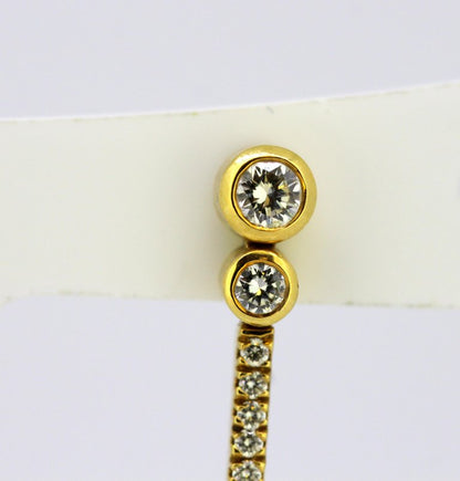 Boodles & Dunthorne Diamond and Pearl Earrings