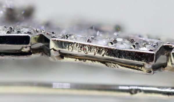 Vintage Cartier Exclusive Platinum Brooch with Diamonds