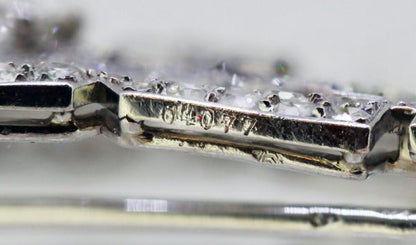 Vintage Cartier Exclusive Platinum Brooch with Diamonds