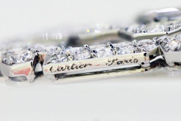 Vintage Cartier Exclusive Platinum Brooch with Diamonds