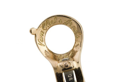 Vintage Van Cleef & Arpels Ladies 18ct Gold Clip-On Earrings with Natural Pearls