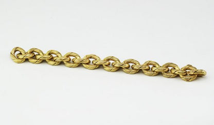 Vintage 18ct Yellow Gold Bracelet by Damas
