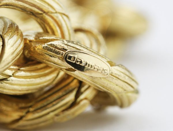 Vintage 18ct Yellow Gold Bracelet by Damas