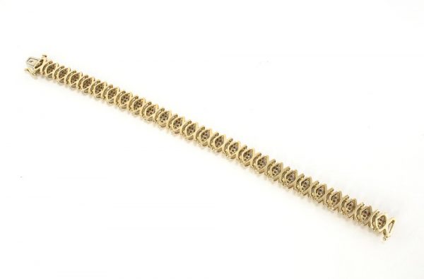 4.1ct Diamond Set Bracelet in 14ct Gold