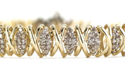 4.1ct Diamond Set Bracelet in 14ct Gold