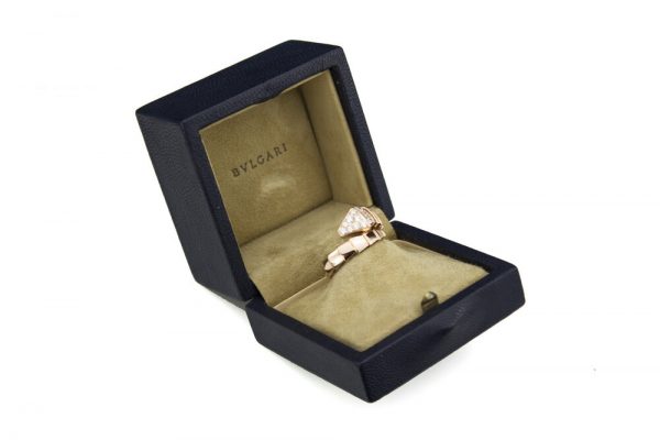 Bulgari Serpenti Diamond 18ct Yellow Gold Ring