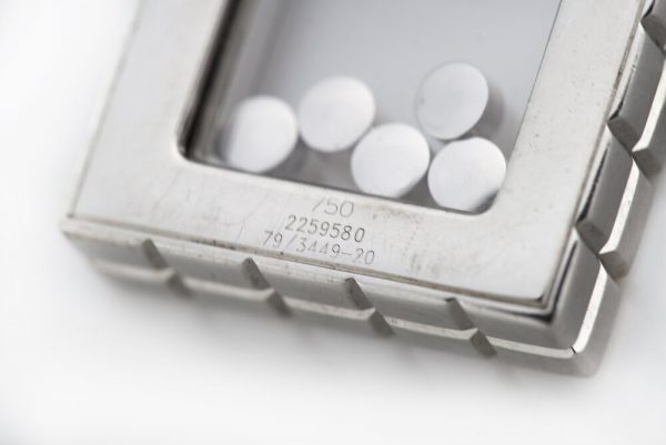 Chopard Happy Diamonds 18ct White Gold Diamond Pendant Necklace