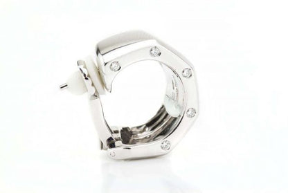 Audemars Piguet Diamond Set Clip On Earrings, 18ct White Gold