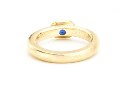 Vintage Chaumet 18ct Gold Blue Sapphire Ring