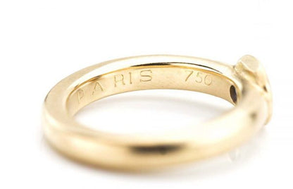 Vintage Chaumet 18ct Gold Blue Sapphire Ring