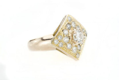 Vintage Diamond 18ct Gold Ring, Circa 1960s