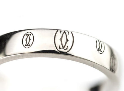 Vintage Cartier 18ct White Gold Band Ring