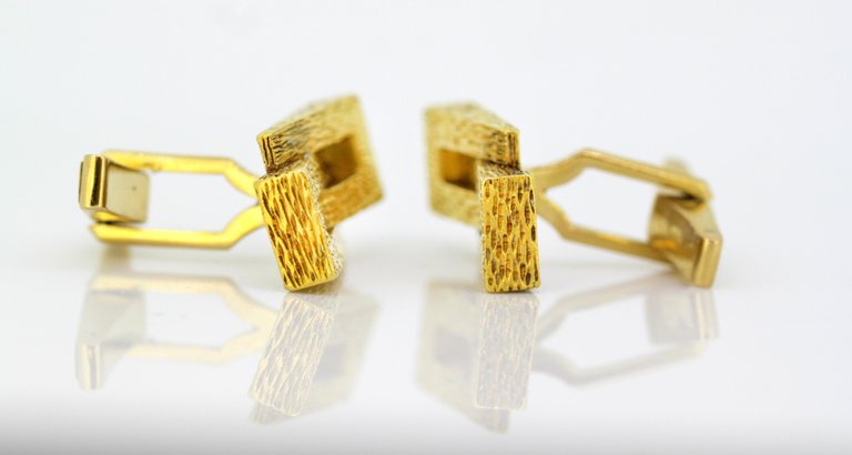 Vintage Kutchinsky Gold Cufflinks
