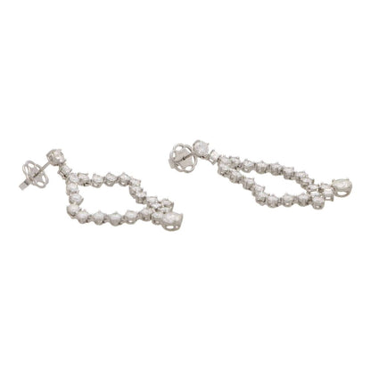 7.51ct Split Drop Diamond Earrings