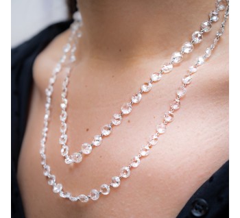 Rose Cut Diamond Necklace