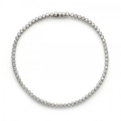 Modern 1.92ct Diamond Line Tennis Bracelet in Platinum