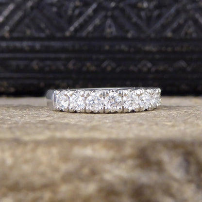 Modern Diamond Set Eternity Ring, 0.88ct