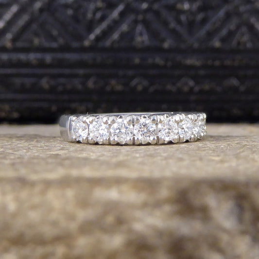 Modern Diamond Set Eternity Ring, 0.88ct