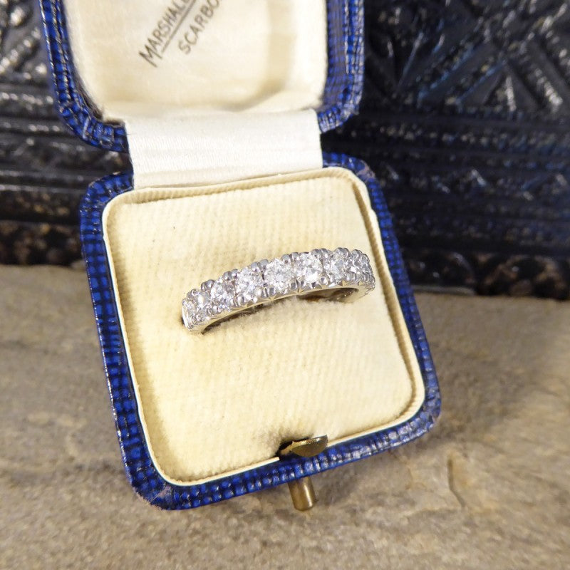 Modern Diamond Set Eternity Ring, 0.88ct