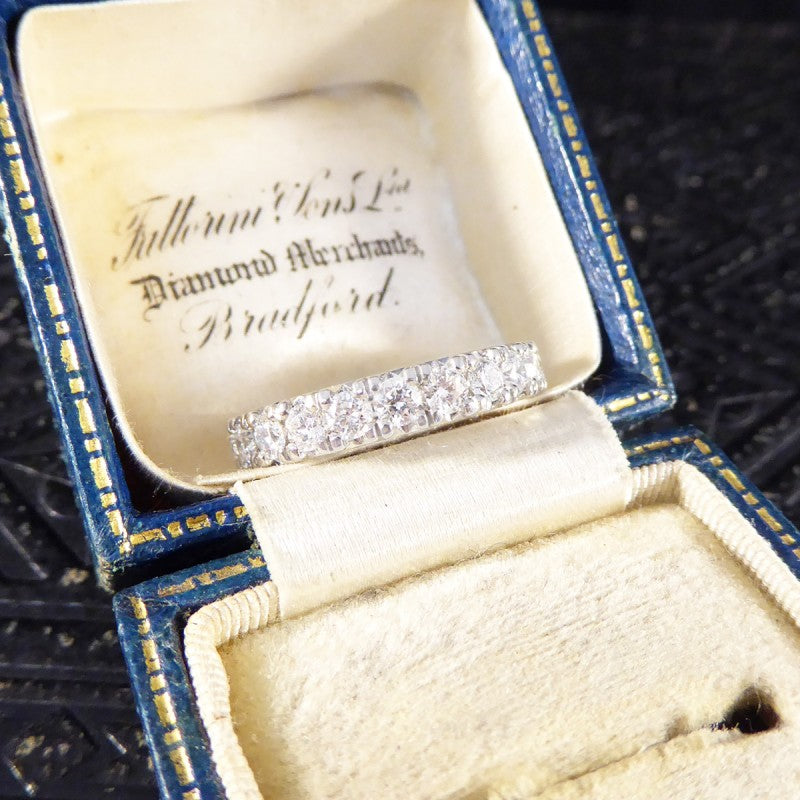 Modern Diamond Set Eternity Ring, 0.88ct