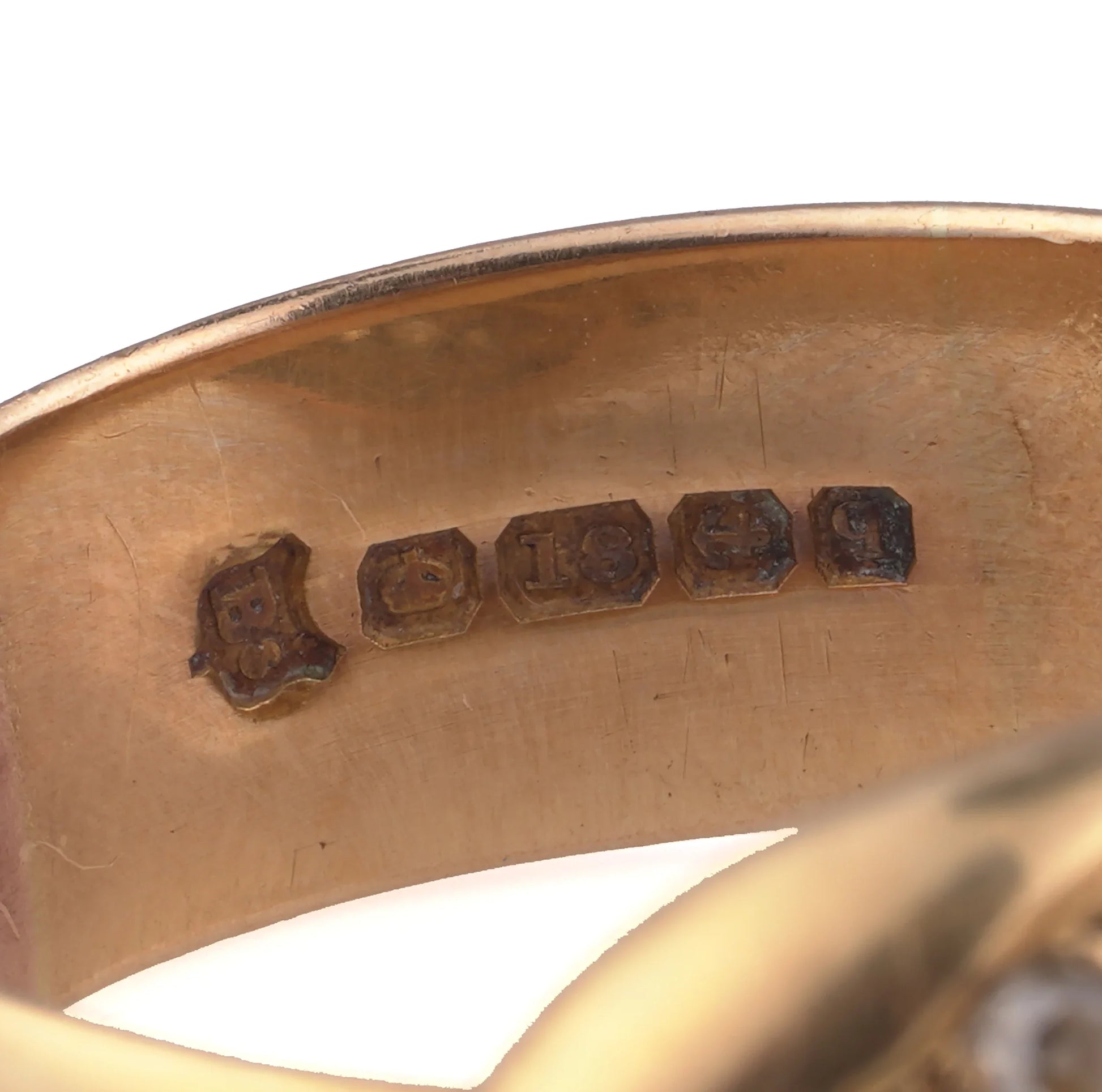 Edwardian Snake Diamond Ring, 18 Carat Gold, Birmingham 1915