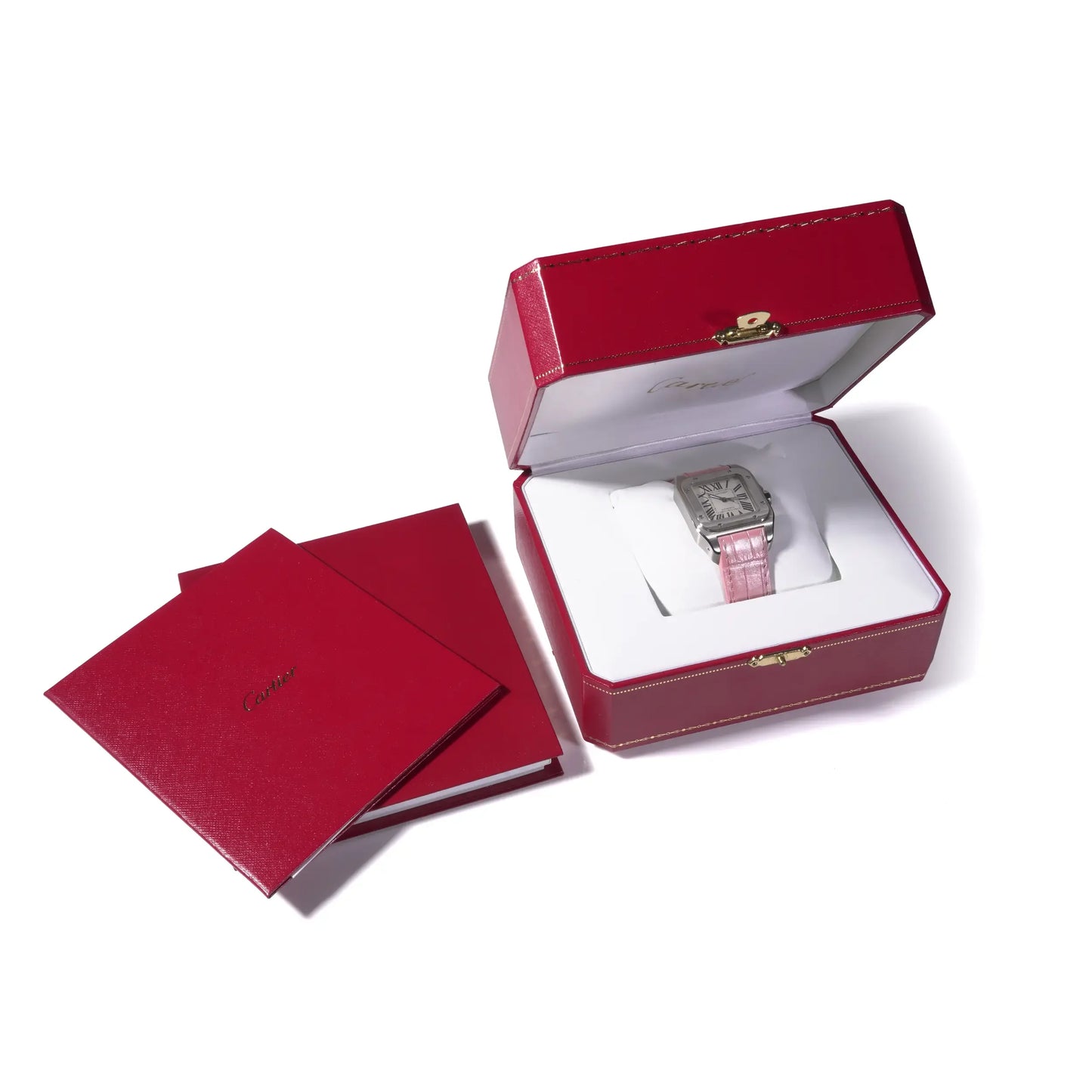 Cartier Santos 100 Mid-Size Automatic Watch Ref. 2878 Full Set 2016